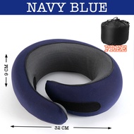 ๐๐๐๐๐๐๐ ๐๐๐๐ 360ยฐ Travel Neck Pillow U-Shaped Memory Foam Neck Brace Head Rest Bantal Leher ๆค้ขๆ