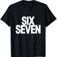 Fun Six Seven 6 7 Meme Design T-Shirt