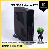 MSI MPG Trident A MSI B560i Edge WIFI Intel i5-11400F 16GB RAM 1TB NVMe SSD RTX 3060 Ventus 2X 12GB 