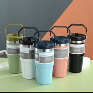 Encik supply Tumbler Thermos Plain 600ml / 890ml – Simple Premium & Tahan Suhu Lama! Water Bottle