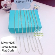 💥WHOLE SALES💥(NM2)(NCS) Silver/Perak 925 Original Rantai Leher Mesin Dewasa 050/060/070 Adult Neckla
