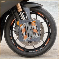Y16ZR Motorcycle Wheel Rim Sticker Sporty Rim Decal Waterproof UV Fade Resistant Strong Adhesive Whe