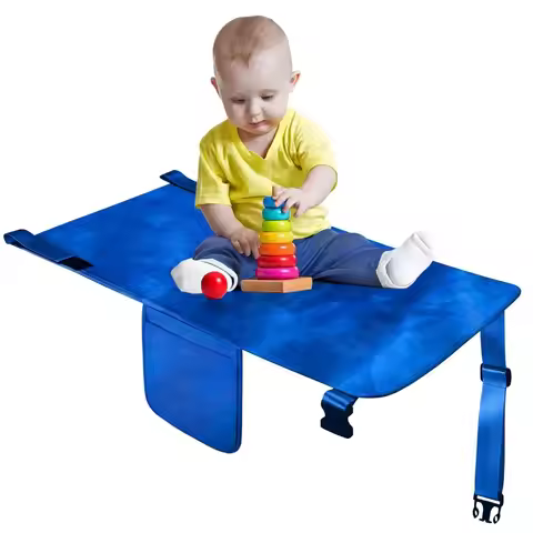 Portable Soft Toddler Airplane Bed Breathable Comfortable Toddler Travel Bed Skin-Friendly Foot Hamm