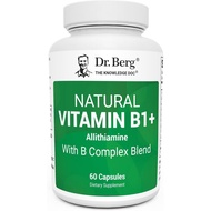 Exp:05/28 *Dr. Berg Natural Vitamin B1 B6 B12 Complex - Allithiamine Vitamin B1 Supplement with 8 Es