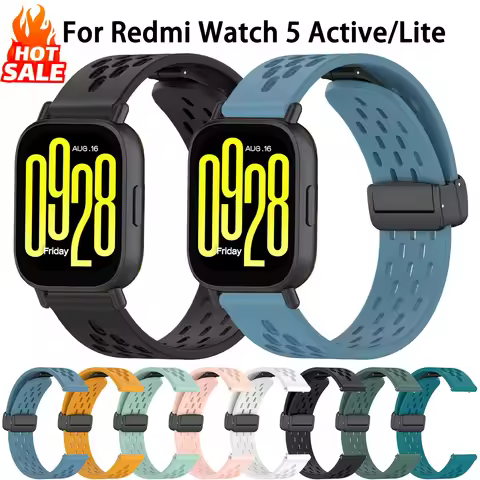 Magnetic Strap for Redmi Watch 5 Active/Lite Silicone Wristband Correa Redmi Watch 5 Lite/Active epl