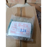 1/ 4w 12k resistor contains 1000 pcs