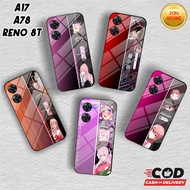 ( JJ 51 ) Softcase Glossy ANIME MOTIF For HP OPPO Reno 8T 4G 5G A17 A17k a78 4G A78 5G A58 5G 8Z 8 7