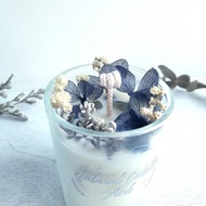 乾燥花晶石玻璃小杯蠟燭 | 月光石 天然大豆香氛蠟燭 | 生日禮物