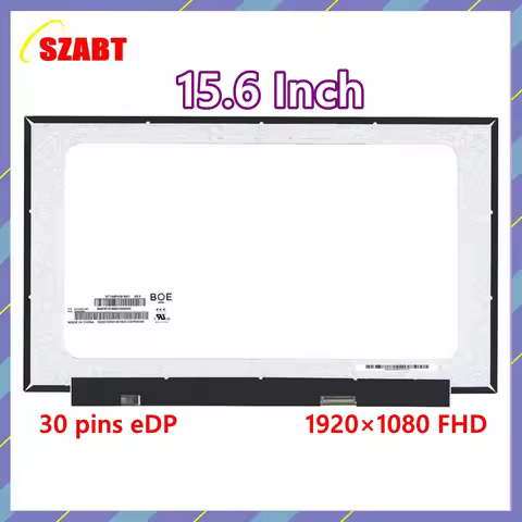 NT156FHM-N61 fit NT156FHM-N62 B156HTN06.1 TV156FHM-NH1 N156HGA-EA3 EDP 1920X1080 Display Panel Matri