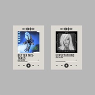 【READY STOCK】Poster Bebe Rexha Albums With Song Barcode, Music Gift