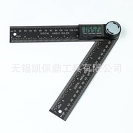 Electronic digital display angle ruler, high-precision universal angle ruler, multifunctional woodwo