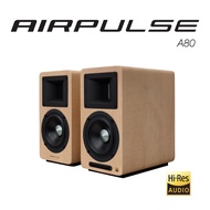 AIRPULSE A80主動式揚聲器/ 淺木紋