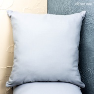 KATUN GUEST CHAIR SOFA CUSHION COVER POLOS LIGHT STEEL BLUE OXFORD COTTON 40X40 40 X 40 PLAIN CUSHIO