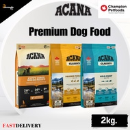 Acana-Premium Grade Dog Food Imported From Canada Size 2kg.