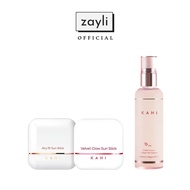 KAHI Sun Care Line | Airy Fit Sun Stick Velvet Glow Sun Stick Collagen Mist Set