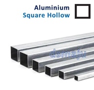 DSMAJU 1" x 1" Aluminum Square Hollow Aluminum Bar NA 25mm Aluminium Hollow