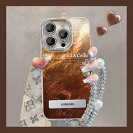 9 ️ ⃣ Melade Gradient Bracket Bracelet Suitable for Apple 15 Phone Case iphone16PRO Tinfoil Glacier 