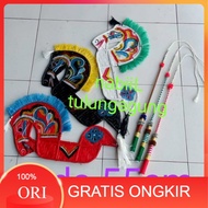 kuda lumping cambuk obral KUDA LUMPING + CAMBUK MAINAN ANAK Kuda Lumping Untuk Anak 5 Tahun