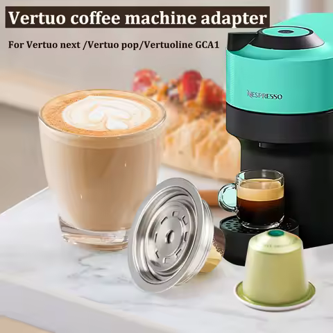 Coffee capsule adapter for Vertuo Next/Vertuo pop/Vertuoline GCA1 coffee machine to be used with ori