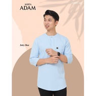 Kurta Lelaki Dewasa Slim Fit Lengan 3 suku
