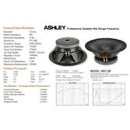 ASHLEY MR-128 12" Inch Component Speaker