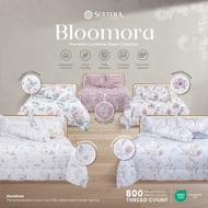 SULTERA Bedsheet Set BLOOMORA - Comforter Bedsheet Set Quilt Cover Set Cadar Hotel Bedding Set Comfo