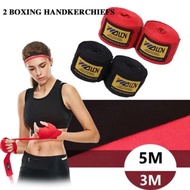 (2 pcs)3M/5M Boxing Bandage Boxing Hand Wrap Cotton Sports Strap Stretch Boxing Wraps Muay Thai Hand