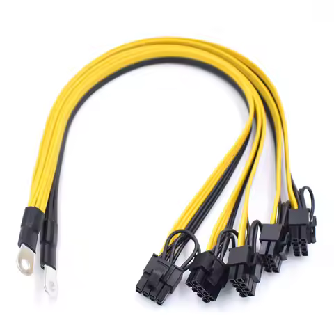 5*6Pin PCIe Express Connector Sever Power Supply Cable for P3 S7 S9 S11 L3 Z9 Bitmain Miner Machine 