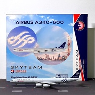 Phoenix 1: 400 Airplane Model China Oriental Airbus Airbus A340-600 B-6053 Days United League Brand 
