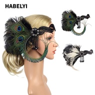 HABELYI Hair Accessories Woman 1920s Wear Decor Gatsby Headdress