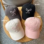 Viral Imported Coquette Ribbon Baseball Cap_Baseball Cap_Women's Baseball Cap