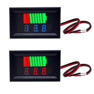 1pc Car Battery Charge Level Indicator 12V 24V 36V 48V 60V Lithium Battery Capacity Meter Tester Dis
