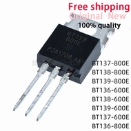 10Pcs Baru BT136-600B BT137 BT138 BT139 BT136 BT139 BT138 BT136 800E BT137 600E TO-220 IC Dalam Stok