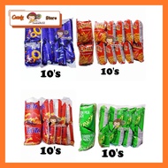 Big Bundle [10pack X 60g ] Super Ring / Rota / Green Pea / Rostik Snack