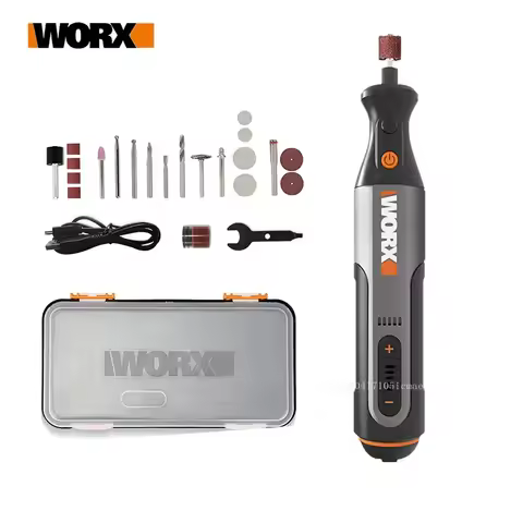 Worx 8V Rotary Tool WX106 Cordless Mini Drill Engraving Grinding Polishing Machine USB Charger Varia