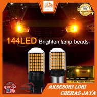 Aksesori Lori 144 LED 1156 T20 1157 7440 Car Signal Brake Bulb 12V-36V PY21W P21W Mentol LED Lori Ke