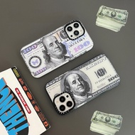 CASET Funny Creative USD USA American Dollars Cash Money Soft Case Cover Casing Compatible for iPhon