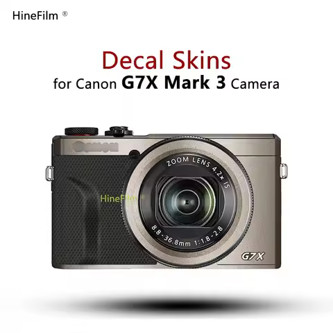 Hinefilm Skin For Canon g7x mark3 Camera Skin G7X3 Camera Cover Sticker PowerShot G7X III Camera Ski