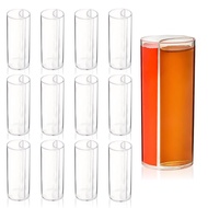 Split Shooters Divided Test Tube Plastic Shot Glasses – Clear Plastic Jager Bomb Chaser Shot Glass G