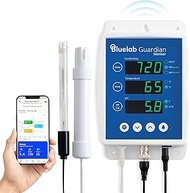 Bluelab Guardian Monitor Wi-Fi for Real-time pH, Temperature, and Conductivity (TDS) Measurements in Water with Calibration, 3 in 1 Digital Nutrient Meter for Hydroponic Systems and Indoor Plant Grow