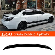 E60 ABS Plastic M5-style Spoiler Car Rear Trunk Wing Lip Spoiler for BMW 2002-2010 5-Series E60 Seda