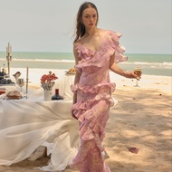 M PRE จัดส่ง 25 SEP lookbookthesignature phoebe dress pink serendipity ชุดเดรสไปงาน