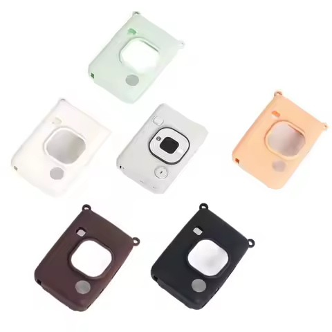 For Fujifilm Instax Mini Liplay Silicone Protective Shell Cover Camera Case Solid Color Wear Resista