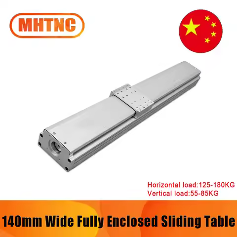 Z Axis Fully Enclosed Linear EGR15 Rail Guide Stage C7 SFU1605/1610/1620 140mm Wide Sliding Table Ma