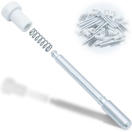 14 Pek Kunci Penutup Skrin Tingkap dengan Penutup, Pin Penutup Skrin Tingkap 5/32" x 1-1/2", Klip Pe