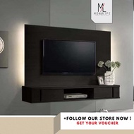 FREE INSTALLATION Monolife 6ft Hanging TV Cabinet With Led / Wall Mounted TV Cabinet / Living Room - TV 1630