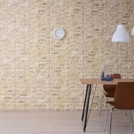 Ace Arthome 3d Brick Motif Wallpaper 70x77 Cm - Brown