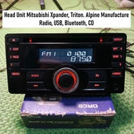 Mitsubishi Xpander Triton Head Unit | Alpine Brand | Already Bluetooth | Normal Used Condition