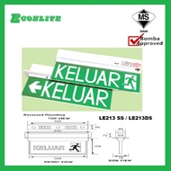 Econlite LE213-SS / LE213-DS Emergency Light Keluar SIGN LE213SS / LE213DS