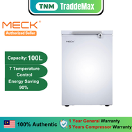MECK Chest Freezer 100L Single Door MFZ-80R6 (PETI SEJUK BEKU) - [100% Made in Malaysia]